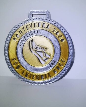 Medalla en 2 colores